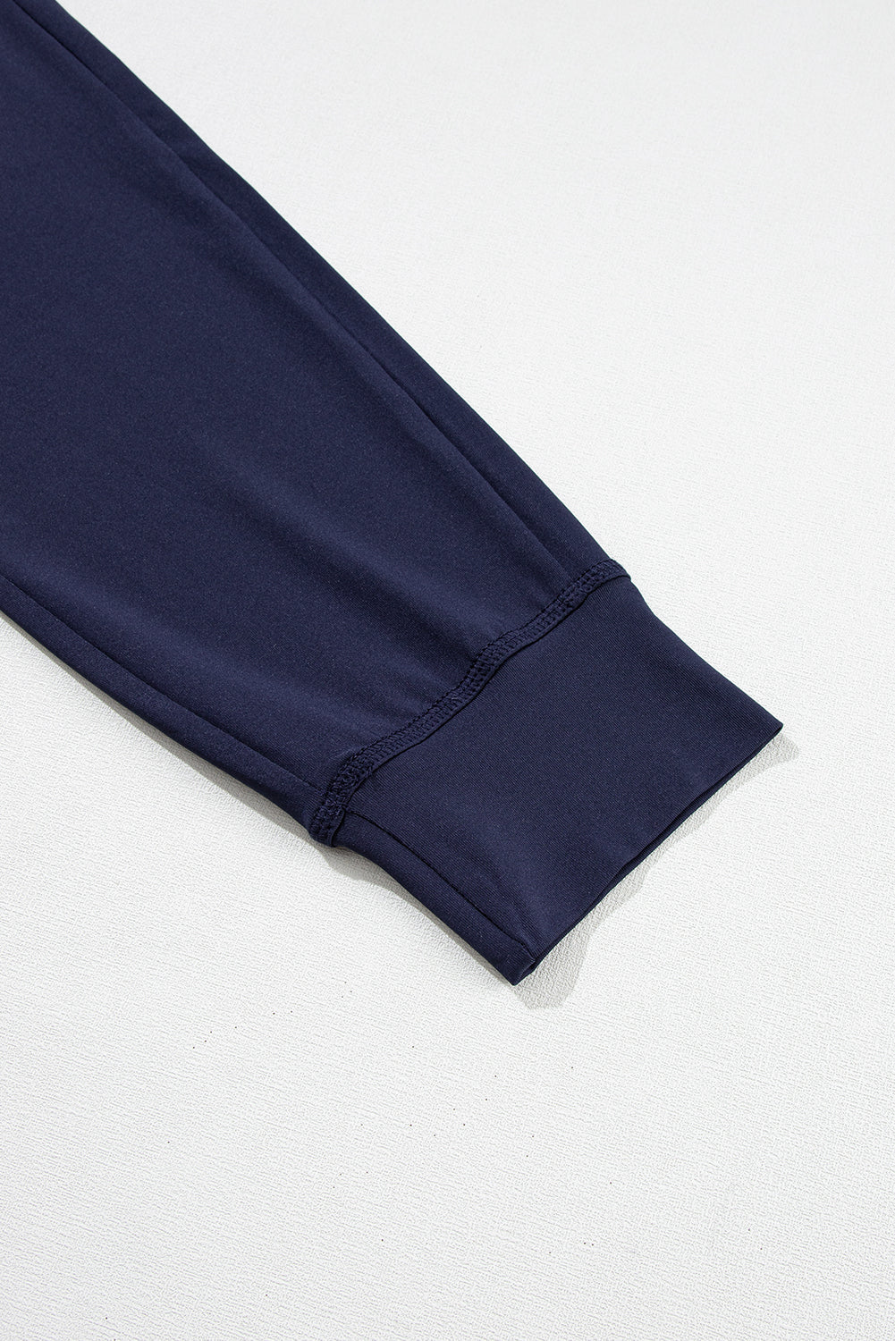 Blue Drawstring Waist Pocketed Joggers